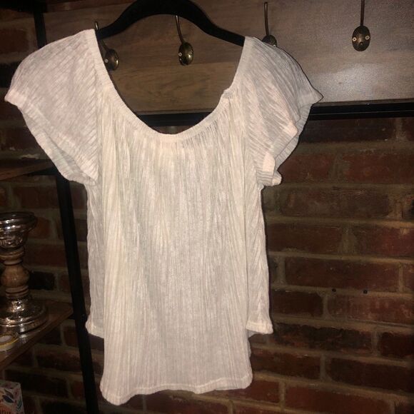 NWT Beach Habitat Ivory Top - Sz S - Picture 5 of 7